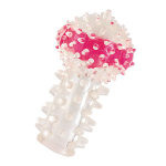 Прозрачная вибронасадка на палец ToyFa Basic 818036-1