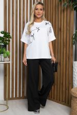 Блуза Ампир (белая) Б13166-20М LT Collection