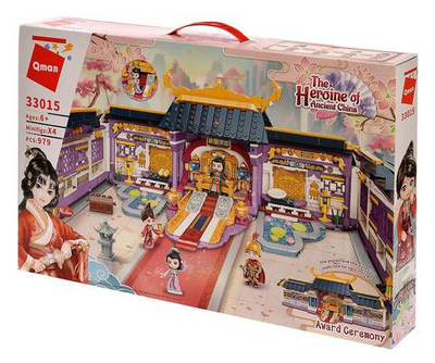 Конструктор блочный Брик для девочек 979дет., коробка 33015