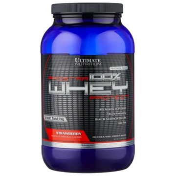 Ultimate Nutrition Prostar 100% Whey Protein 2 lb 908 g, Сывороточный протеин, Концентрат