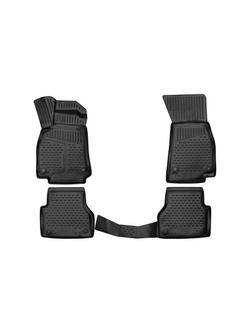 Коврики в салон для AUDI A6 (V(C8)), включая Allroad 2018-, универсал, 4шт. (полиуретан) ELEMENT3DA58925210K