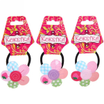 Резинка для волос детская «Кокетка - Цветочек», 6 цветов, d-5см