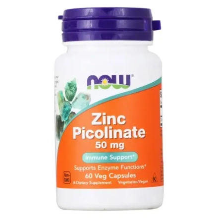 Zinc picolinate 50 mg 60 Vcaps (Now)