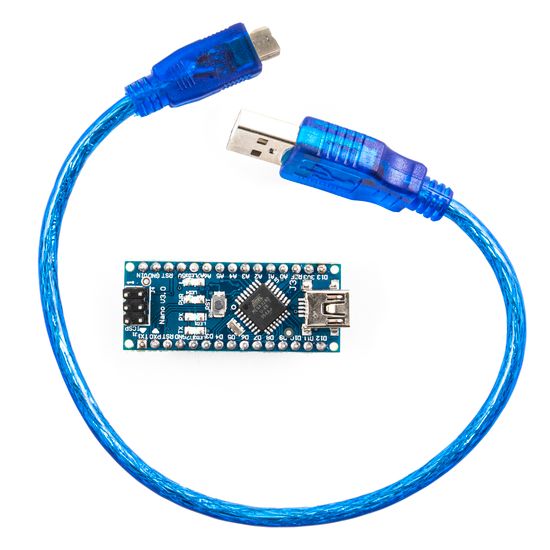 Плата Nano V3.0 (CH340G) + USB cable (Arduino-совместимая)