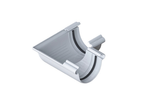 Угол желоба 90° Элит Белый