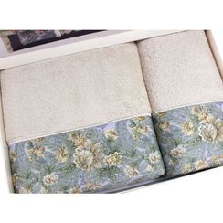 Набор полотенец Anika 2 предмета TIVOLYO HOME Турция