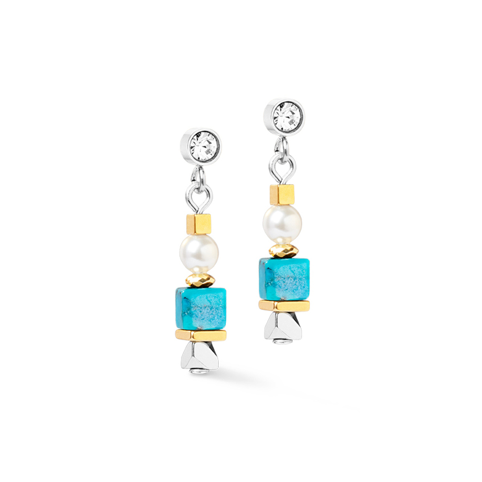 Серьги Coeur de Lion Turquoise 4314/21-0600