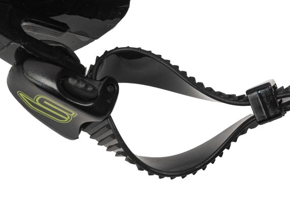 Маска Salvimar Incredibile черный силикон/прозрачные линзы