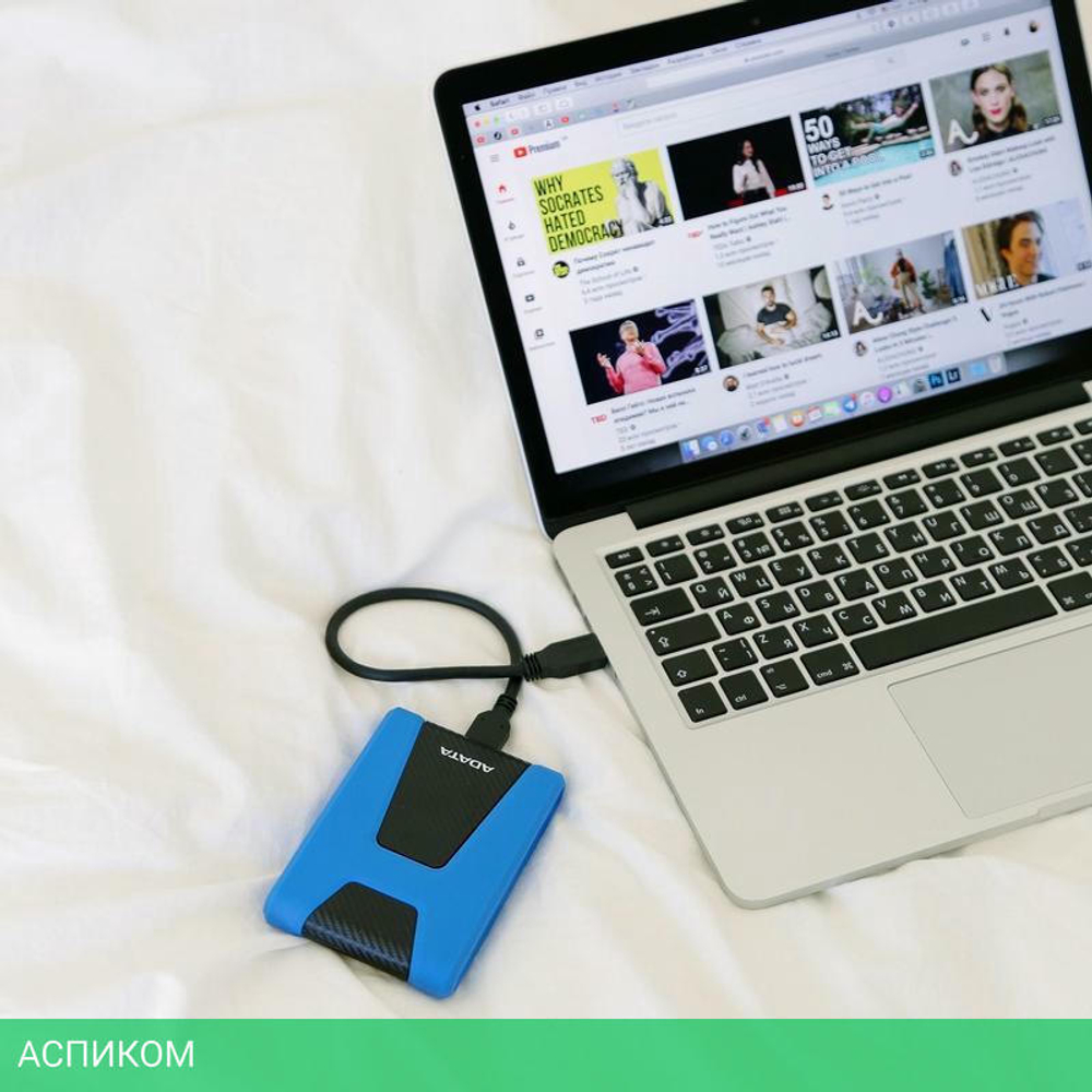 Внешний накопитель A-Data HD650 1Tb USB Blue (AHD650-1TU31-CBL)