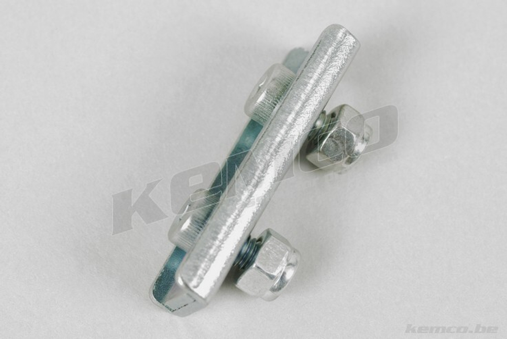 Зажим троса плоский одна плостина с гайками