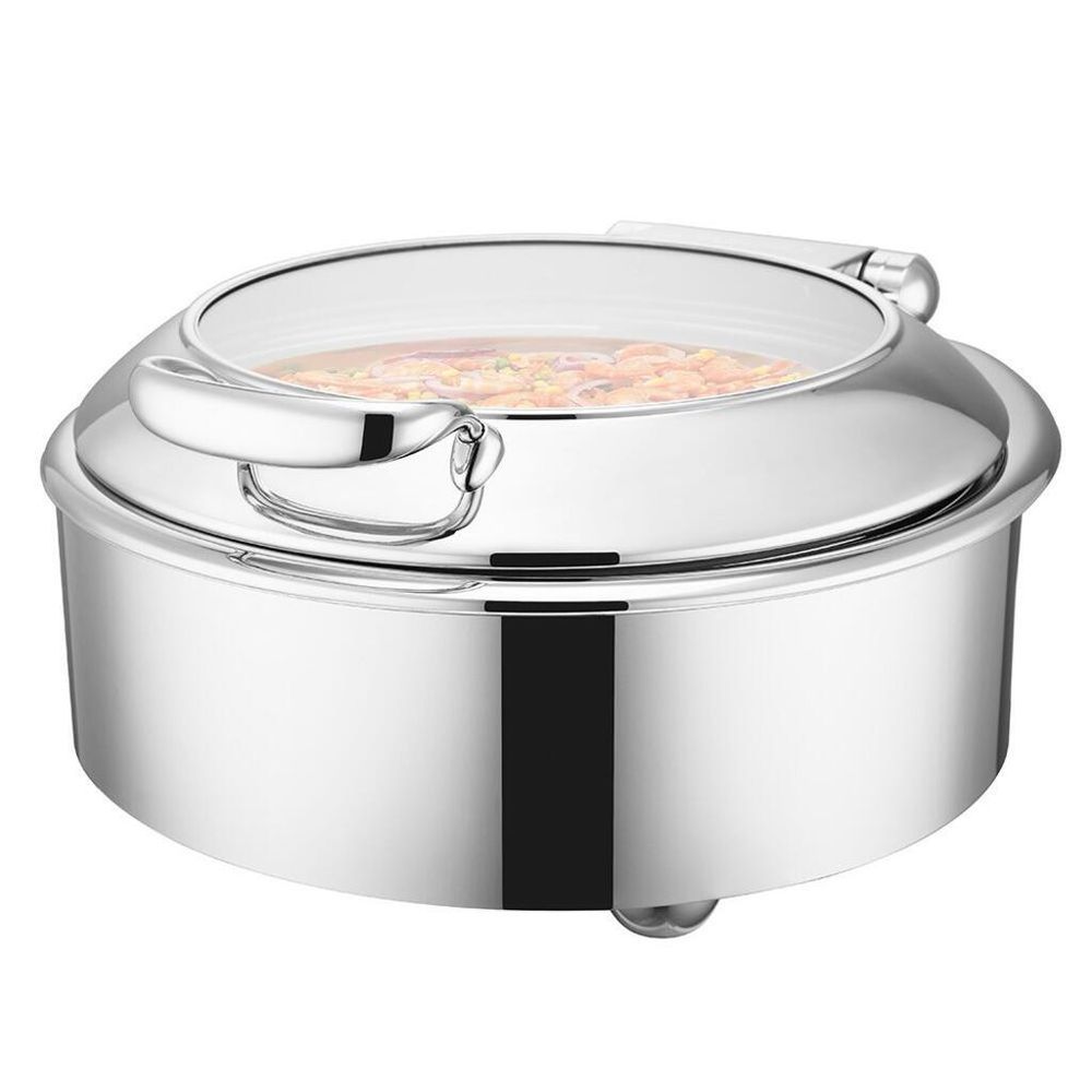 Мармит электрический 7 л круглый с откидной крышкой и окном   SUNNEX