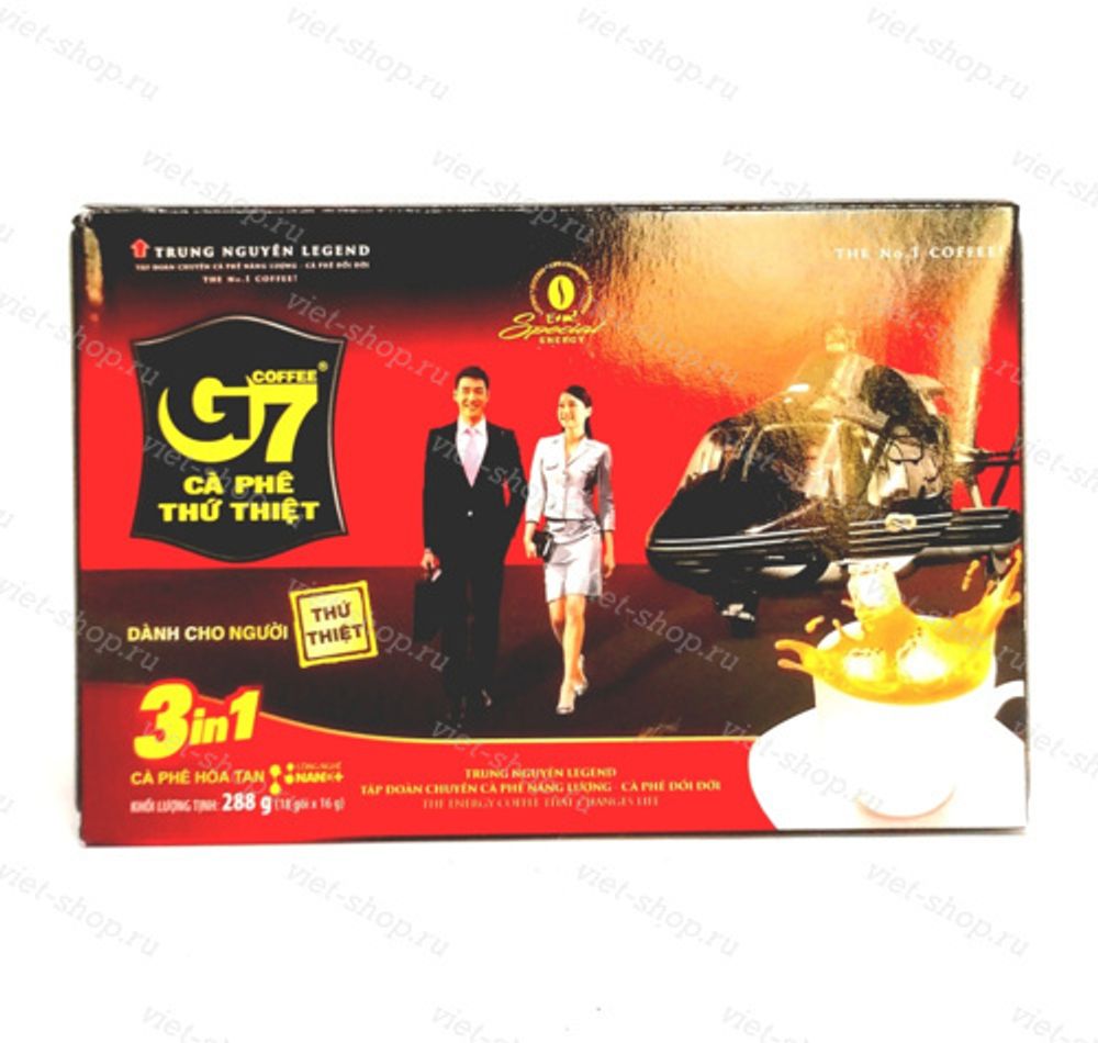 Кофе растворимый G7 3 в 1, Original, 18 пак.