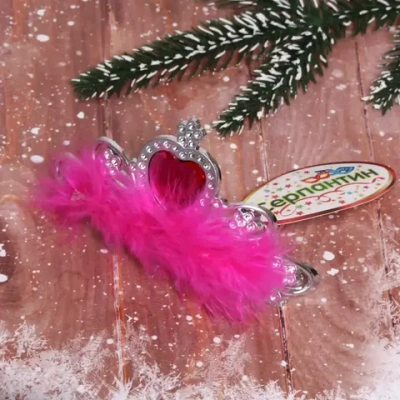 Корона «Фея Бриллиант» гребень, микс