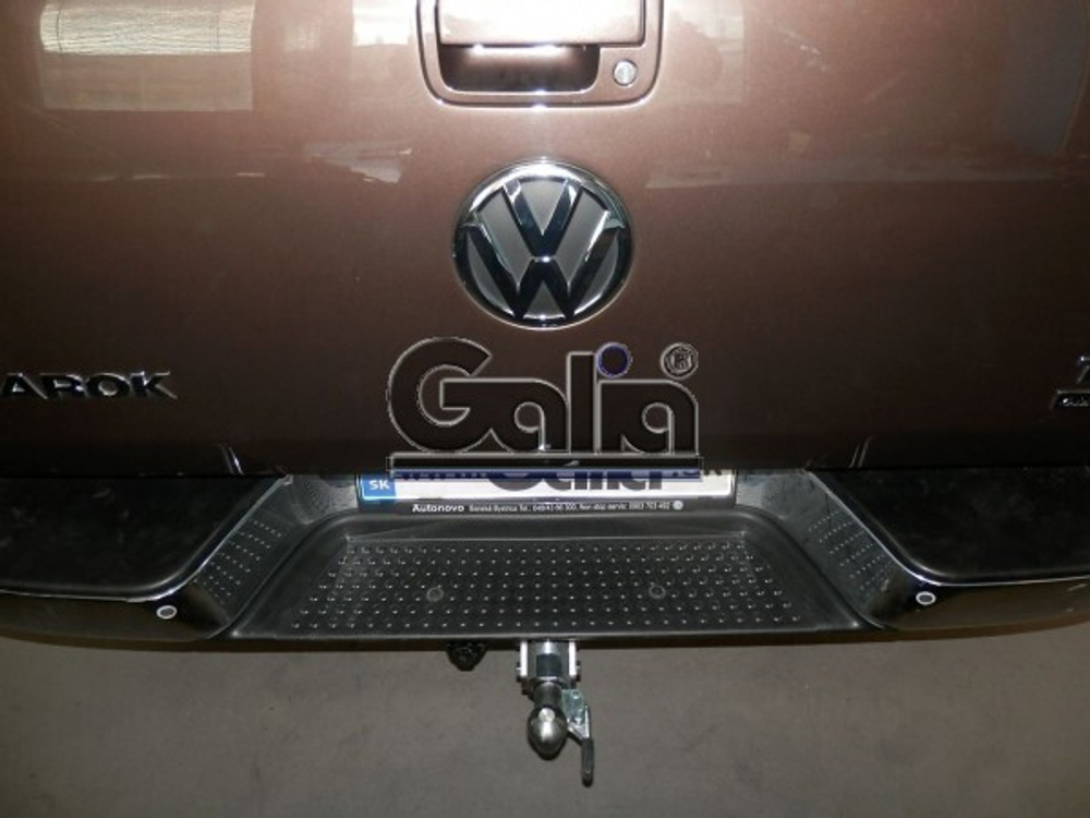 Фаркоп оцинкованный Galia V076C для Volkswagen Amarok 2010-(паспорт и сертификат в комплекте)(без электрики)