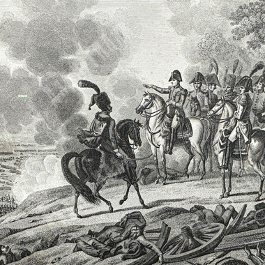 Гравюра Главная битва при Москве. Bataille de la Moskowa livrée le 7 septembre 1812