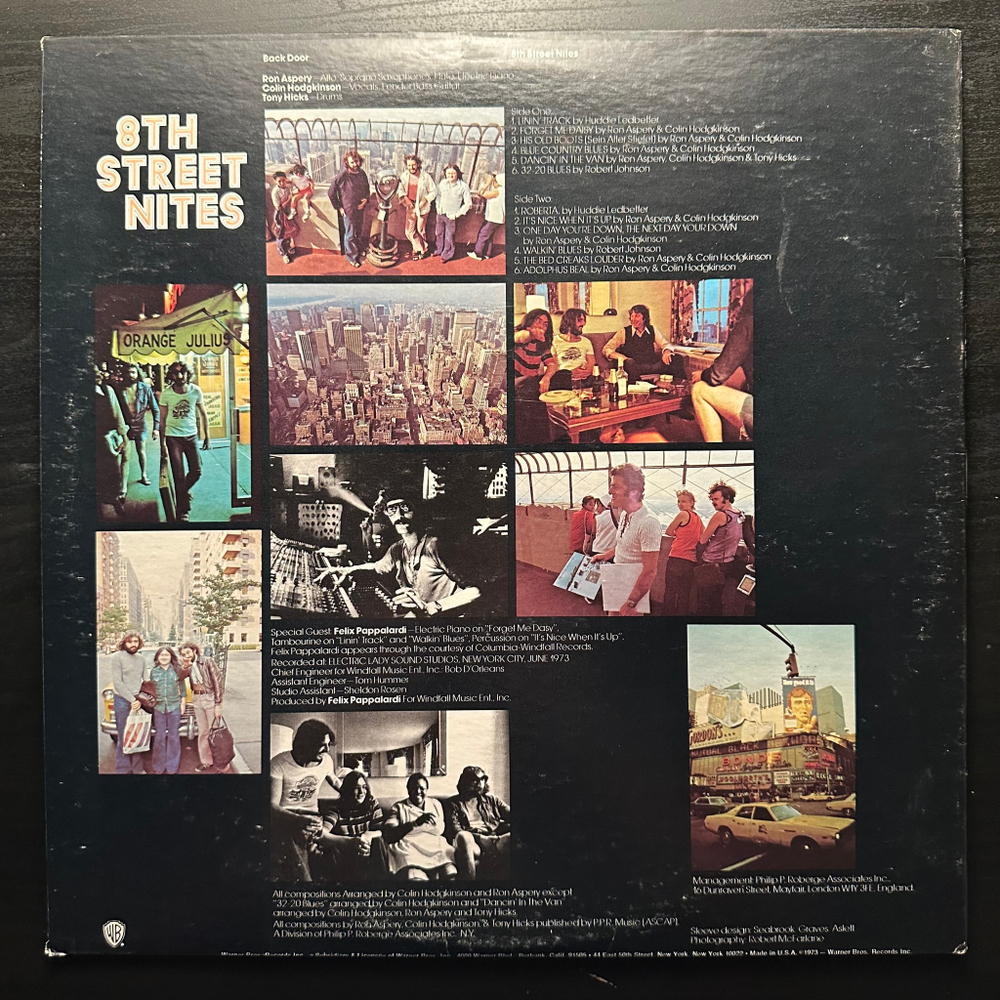 Back Door - 8th Street Nites (Promo) США 1973г.