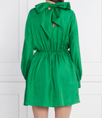 шелковое платье ebbali Sams\u00f8e Sams\u00f8e - зеленый(F22400163)