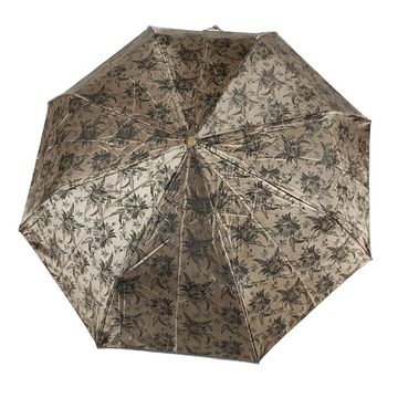 Жаккардовый женский зонт золотой 120-D-02