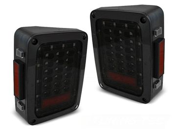 Тюнинг фонари для CHRYSLER JEEP WRANGLER JK 07-18 LED SMOKE