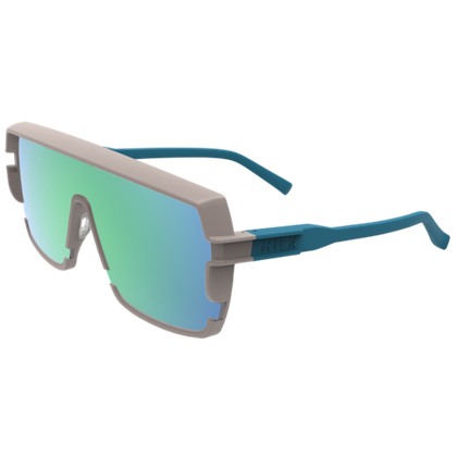 Спортивные очки HILX Youngblood Matt Grey Ocean Blue / Green Blue Lens