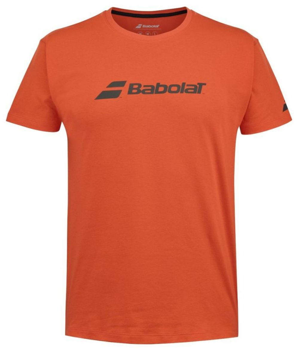 Футболка для мальчика теннисная Babolat Exercise Tee Boy - красный