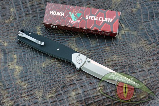 Складной нож STEELCLAW Baл-02 c клинком из стали D2, рукоять G10 / Stainless Steel