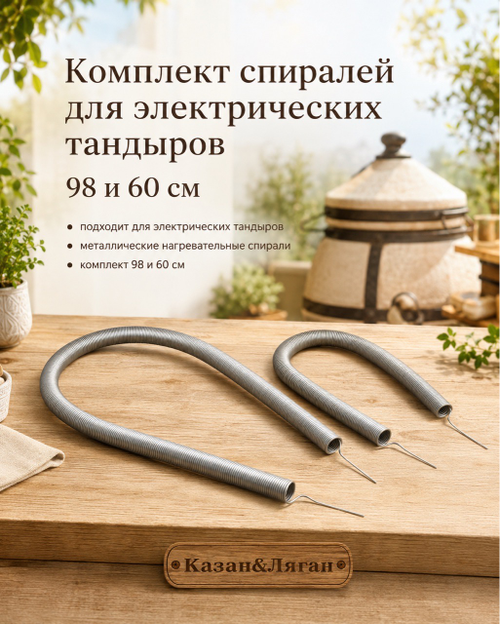 Спираль для электрических тандыров комплект ( 98 и 60 см)