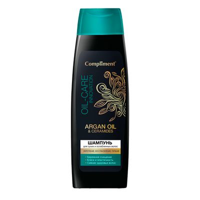 Compliment Шампунь АRGAN OIL & CERAMIDES для сухих и ослабленных волос