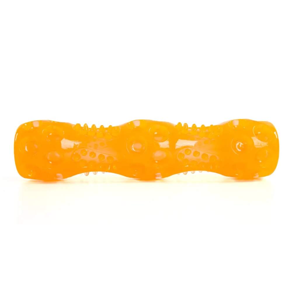 Elitedog игрушка для собак резиновая "стик", оранжевая, 17.5х4х4см