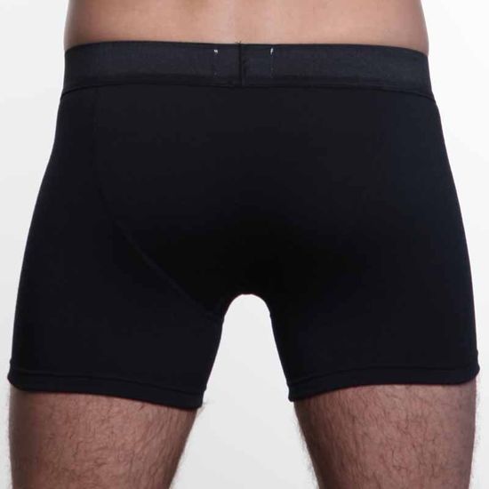 Мужские трусы боксеры удлиненные Emporio Armani черные