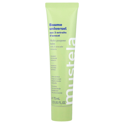 Mustela, универсальный бальзам с 3 экстрактами авокадо, 75 мл (2,53 жидк. унции)