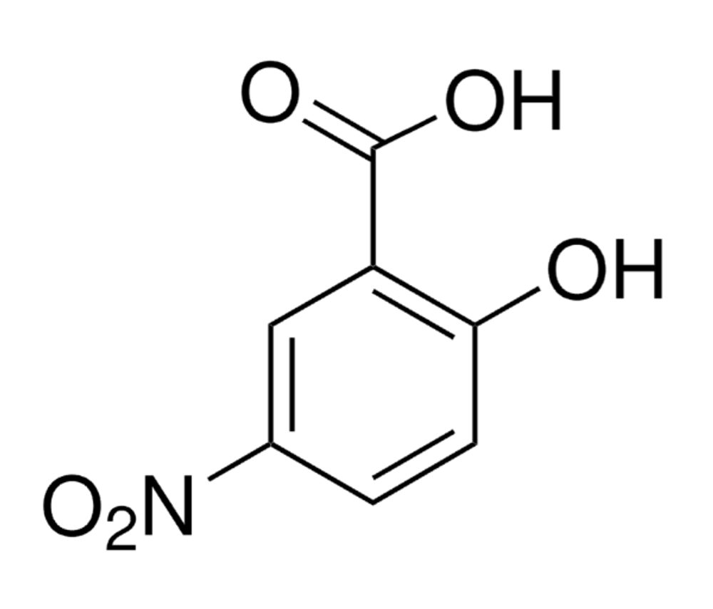 5-нитросалициловая кислота - формула