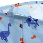 Корзина для хранения с ручками «ФРАТТИ БУМ», принт динозаврики, 33*33*33см (лейбл Селфи)