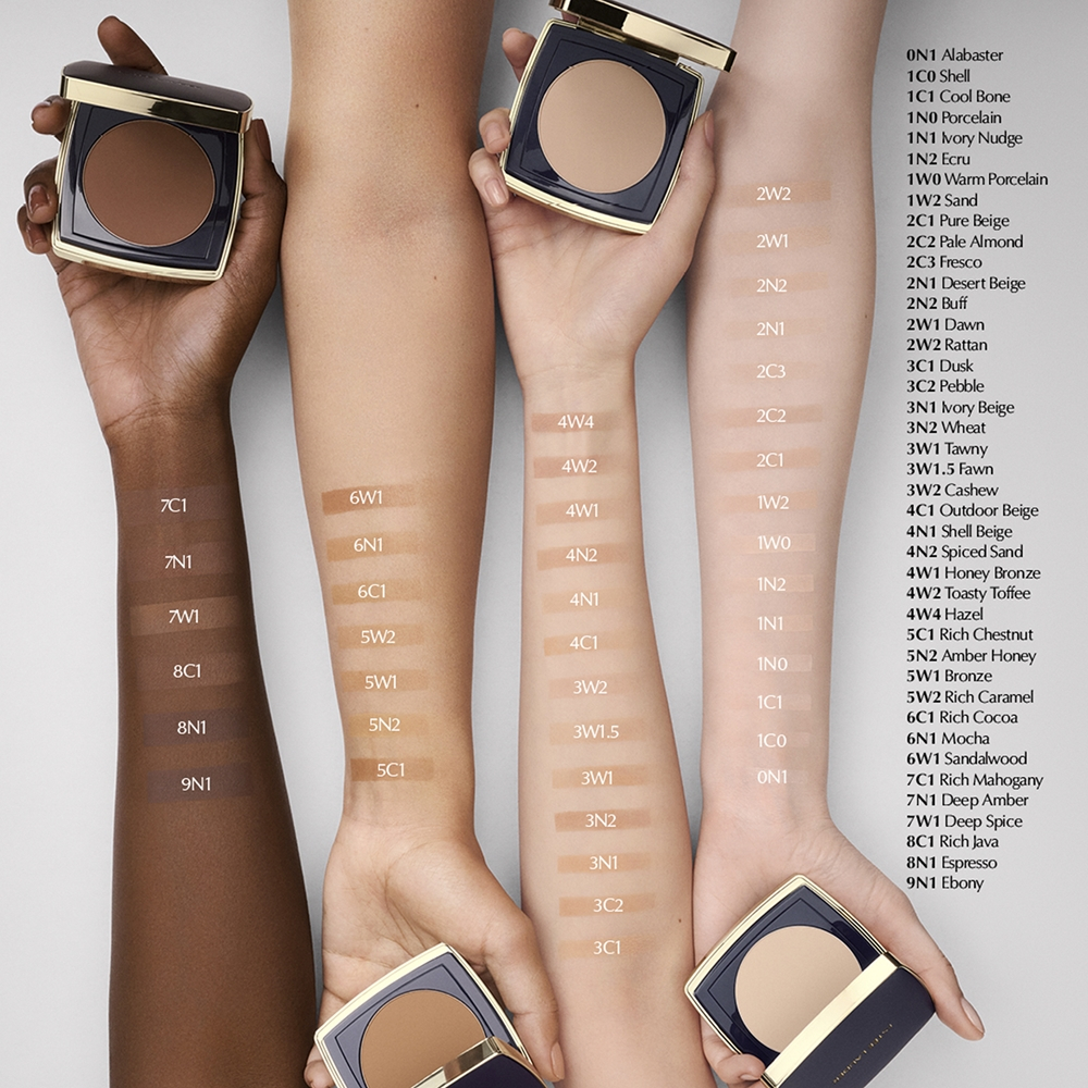 Estee Lauder Double Wear Stay-in-Place Matte Powder Foundation - Тональный крем в порошке SPF 10 оттенок 4C1 Outdoor Beige, 11 g