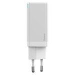 Зарядное устройство + Кабель Baseus GaN Mini Quick Charger C+C 45W - White