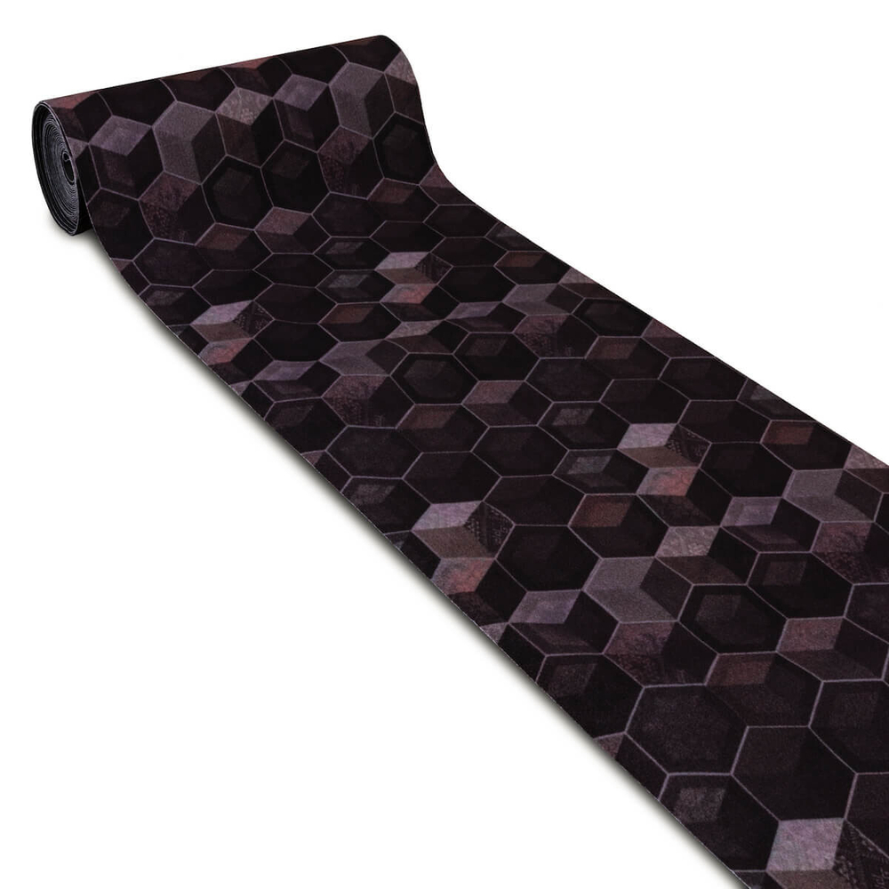 Велюровая дорожка «Соты микс»