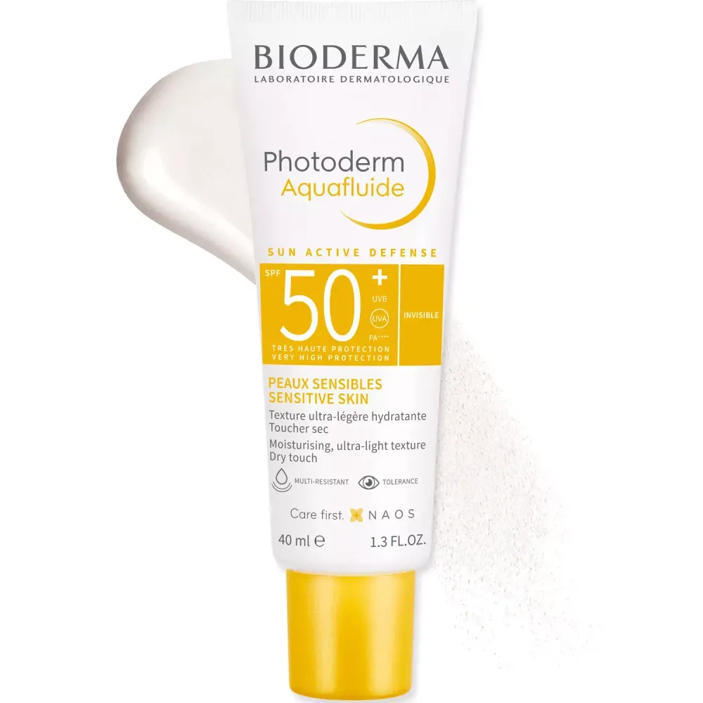 Солнцезащитный аквафлюид BIODERMA PHOTODERM AQUAFLUIDE SPF 50+ (Invisible) 40 мл