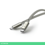 Кабель Momax Elite DC31L USB-C/USB-C 1m Titanium