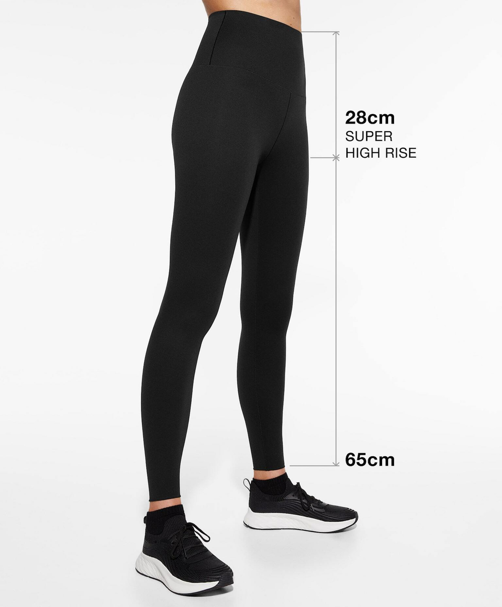OYSHO Легинсы Super High Rise Perfect Adapt длиной 65 см, черный