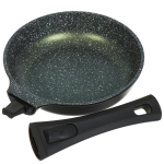 Сковорода алюминий, 20 см, антиприг, Гурман, Мерцание Изумрудный бриллиант, чер, ГМ2001ИБС, съем руч