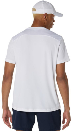 Мужская теннисная футболка Asics Court Short Sleeve - белый