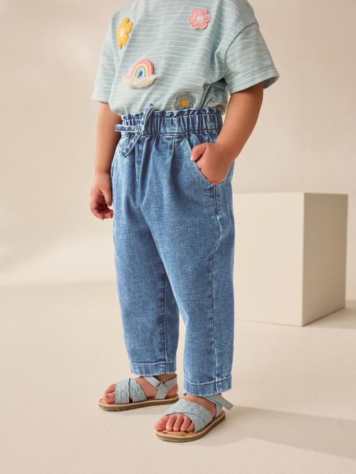 Джинсы для девочки Next AV0-228, Синий