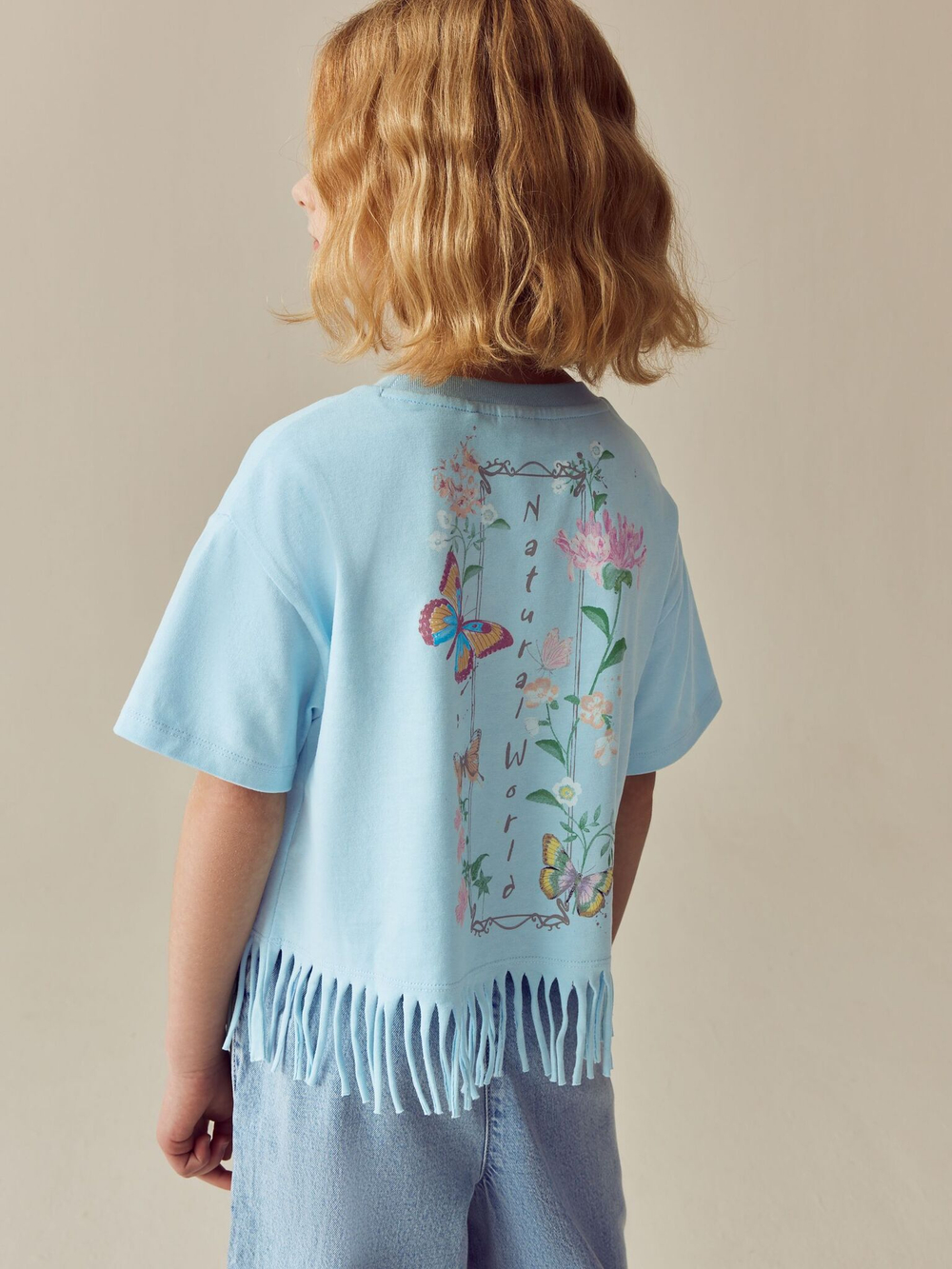 Футболка для девочки Next E44-439, Голубой