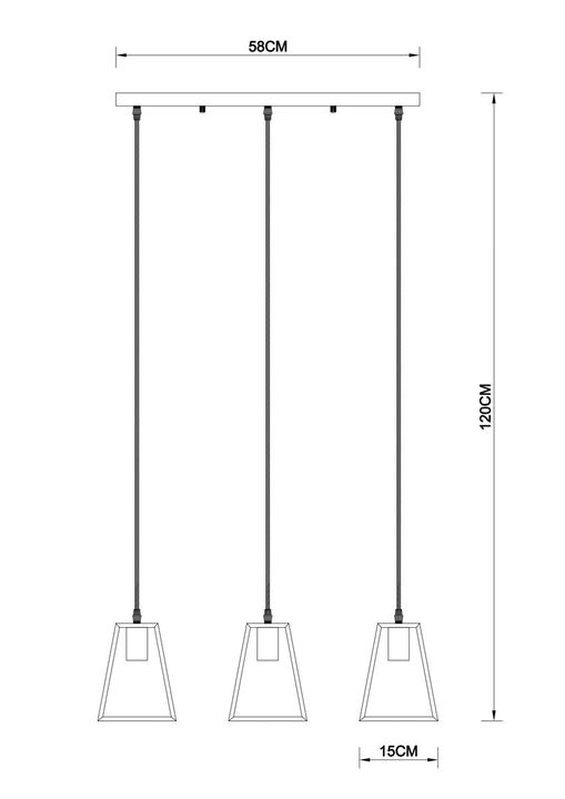 Подвесной светильник Arte Lamp Brussels A8030SP-3BK