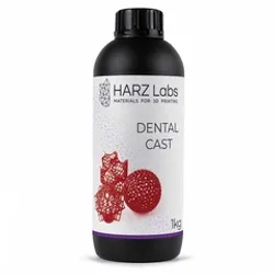 Фотография — Фотополимер HARZ Labs Dental Cast Cherry, вишневый (1 кг)