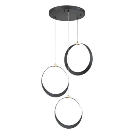 Подвесная люстра Indigo PARADE 14014/3P Black V000072L