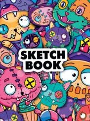 Скетчбук. А5. НЯШКИ СТРАШИЛКИ (выб.лак)