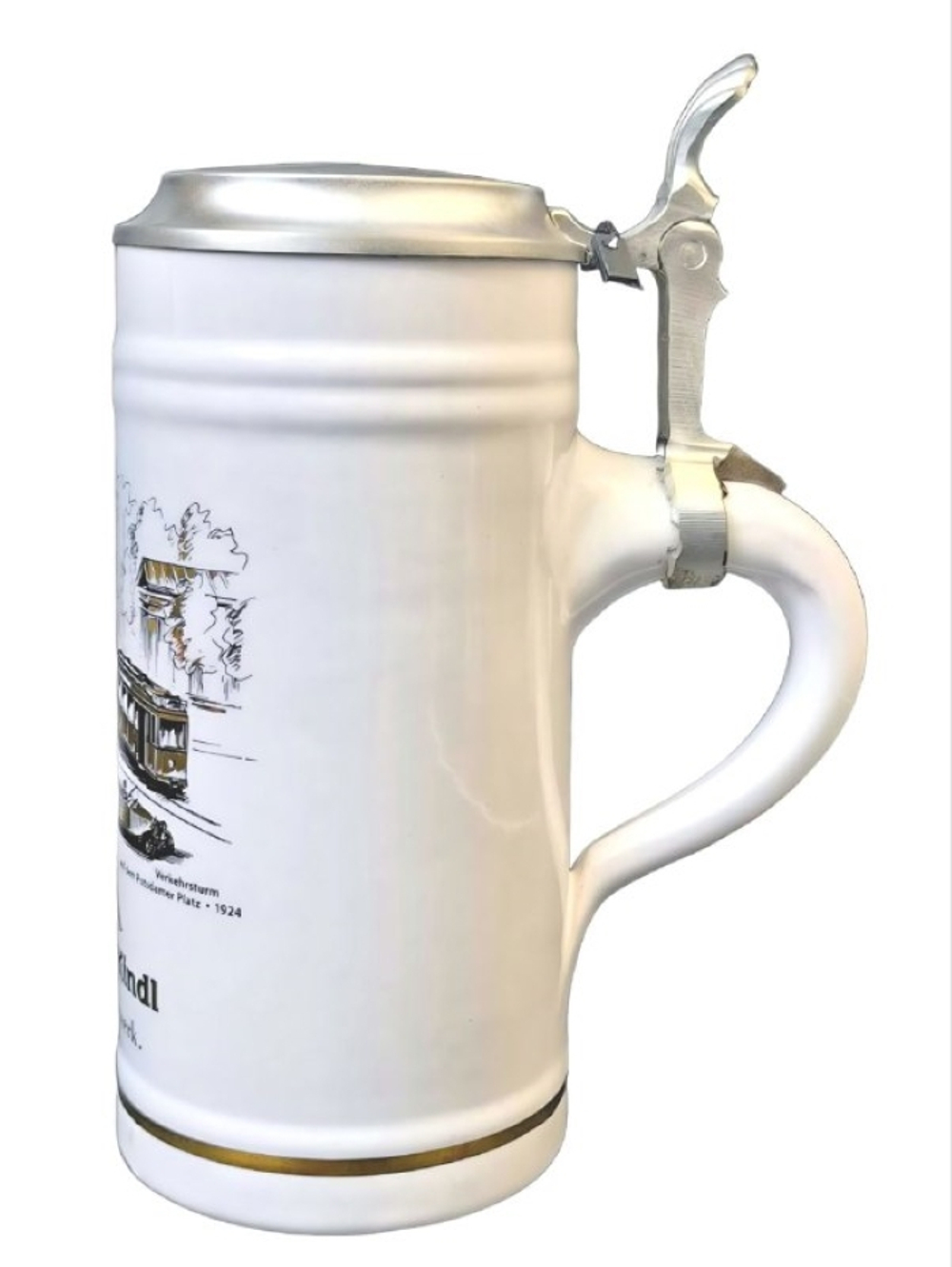 Кружка пивная "Berliner Kindl" Германия