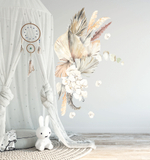 Стикеры БОХО ЛИСТЬЯ сет 1