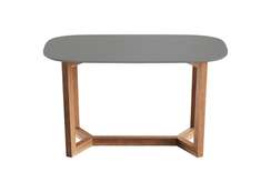 Стол обеденный Cross 2 140*80 см (серый, бук)